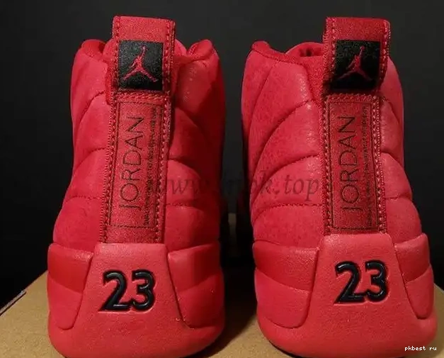 God PK Air 12 “Bulls”retail Jordan leather 0501